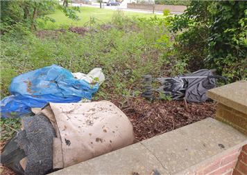 Fly-tipping on Chippenham Road