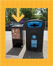 New Food Waste Bins on Station Road