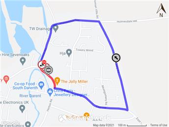 Temporary Road Closure - Holmesdale Road, South Darenth - 26th May 2021 for 2 days