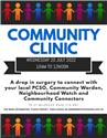 Community Clinic Wednesday 20 July