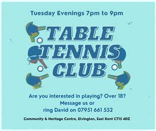 Table-tennis Tuesday Evening