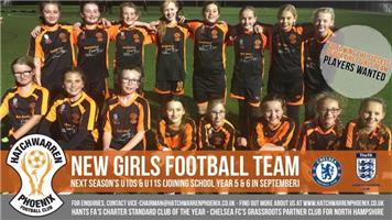 Brand New Girls Team - School yr. 5 & 6