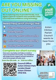 Share Your Views on Digital Support in Aston Clinton