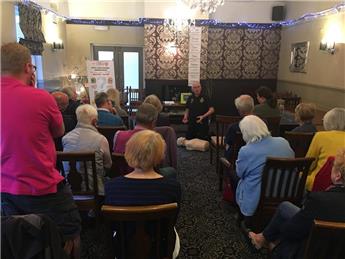 Great turnout for the Defibrillator Awareness Training Event