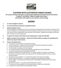 Next Parish Council Meeting - Tuesday 9th June 2026