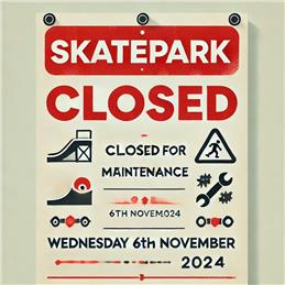 Skate Park Closed for Repairs