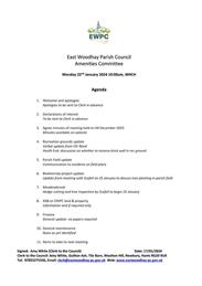 Amenities Committee Meeting 22//01/2024