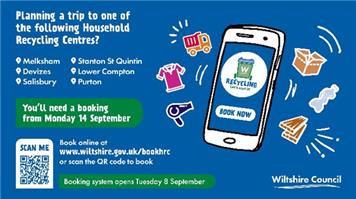 Household Recycling Centres - Booking System