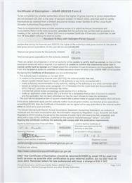 NOTICE OF PUBLIC RIGHTS AND PUBLICATION OF ANNUAL GOVERNANCE & ACCOUNTABILITY RETURN (EXEMPT AUTHORITY)