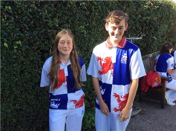 ASHLEY AND NICOLE PLAY FOR ENGLAND