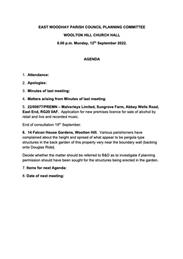 CANCELLED Planning Meeting 12/09/22