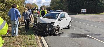 A422 Accident - 17th October