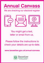 Bassetlaw District Council Annual Canvass 2026