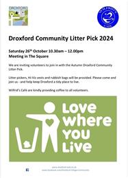 Droxford Community Litter Pick 2024