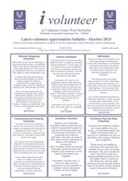 Volunteer Centre West Berkshire October Bulletin