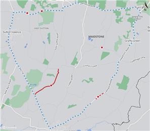 South East Water - Temporary Road Closure - Lenham Road, Headcorn - 6th January 2025 for 2 days