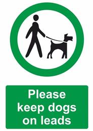 Dogs On Lead at Balderton Lake - No Exceptions