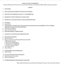 Parish Council Meeting