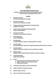 EWPC Meeting 29/01/24