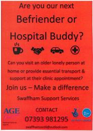 Are you a Befriender or a Hospital Buddy?