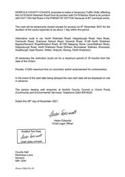 Road Closure Notice