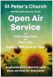ST PETERS CHURCH OPEN AIR SERVICE