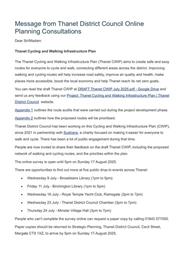 Drop-in Events - Thanet Cycling & Walking Infrastructure Plan