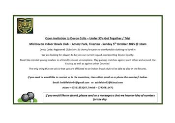 Under 30's Trials 5th October 2025