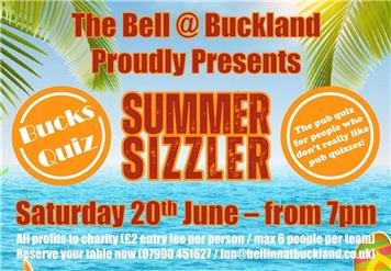Quiz Night - 20th June 7pm