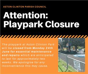 Playpark Closure for Repairs