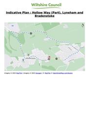 Temporary Closure of: Hollow Way (Part), Lyneham and Bradenstoke (01.09.2025)