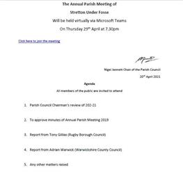 Annual Parish Meeting