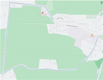Temporary road closure along Rodenhurst Lane To Rodington Bullring, Rodington