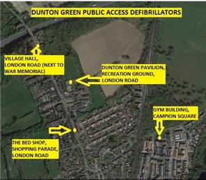PUBLIC ACCESS DEFIBRILLATORS - DUNTON GREEN