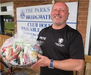 Pete: our raffle winner