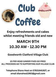 Club Coffee in March