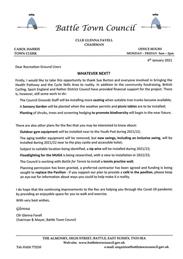 North Trade Road recreation ground update