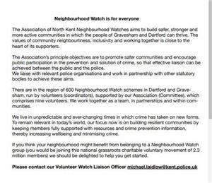 Neighbourhood Watch is for everyone