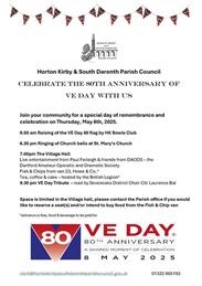 VEDay80 - Thursday 8th May 2025