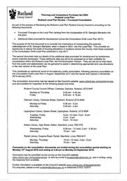 Focussed Consultation