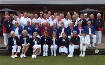 COUNTY PLAYS BOWLS ENGLAND