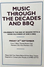 Music Through The Decades and BBQ