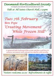 Talk on Feb 7th Creating Movement While Frozen Still