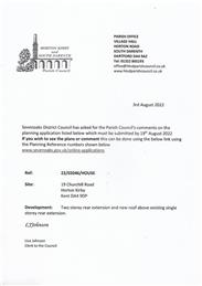 Planning Application 22/02046/HOUSE