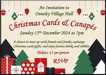 Christmas Cards & Canapes