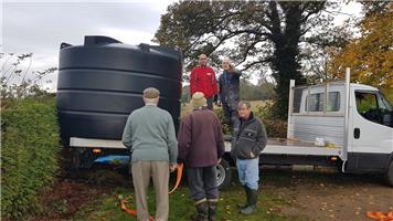 New sprinkler system installed