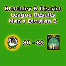 Bletchley & District Men's League Result