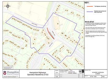 Coronation Parade, Hamble – Carriageway Resurfacing