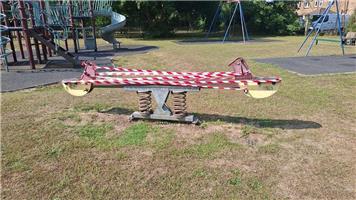 Broken Play Equipment - Manston Park