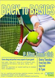 *New Summer Coaching for Adults -  Drills on a Tuesday*